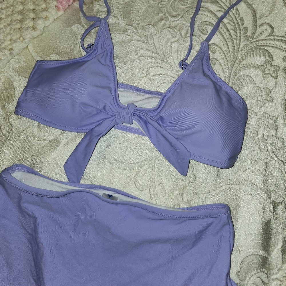 Care Label two piece purple bikini - Picture 3 of 5